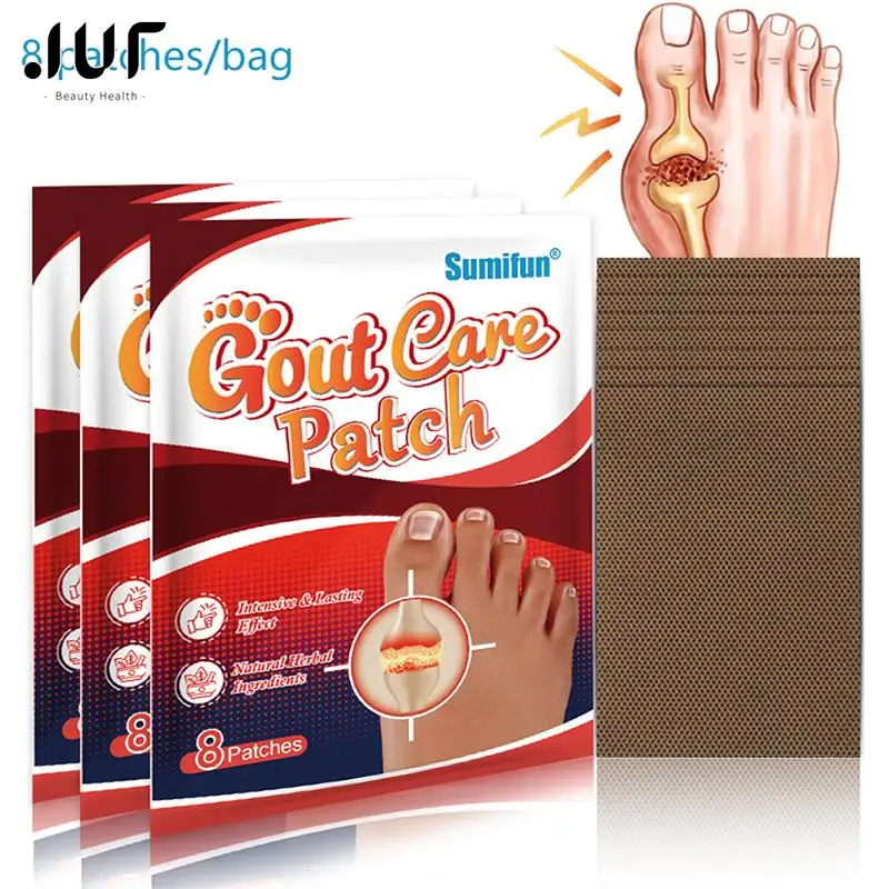 8pcs/bag Natural Herbs Finger Bunion Toe Feet Pain Relief Patch Gout Treatment Plaster Thumb Analgesic Sticker For Joints Bone
8pcs/bag Natural Herbs Finger Bunion Toe Feet Pain Relief Patch Gout Treatment Plaster Thumb Analgesic Sticker For Joints Bone