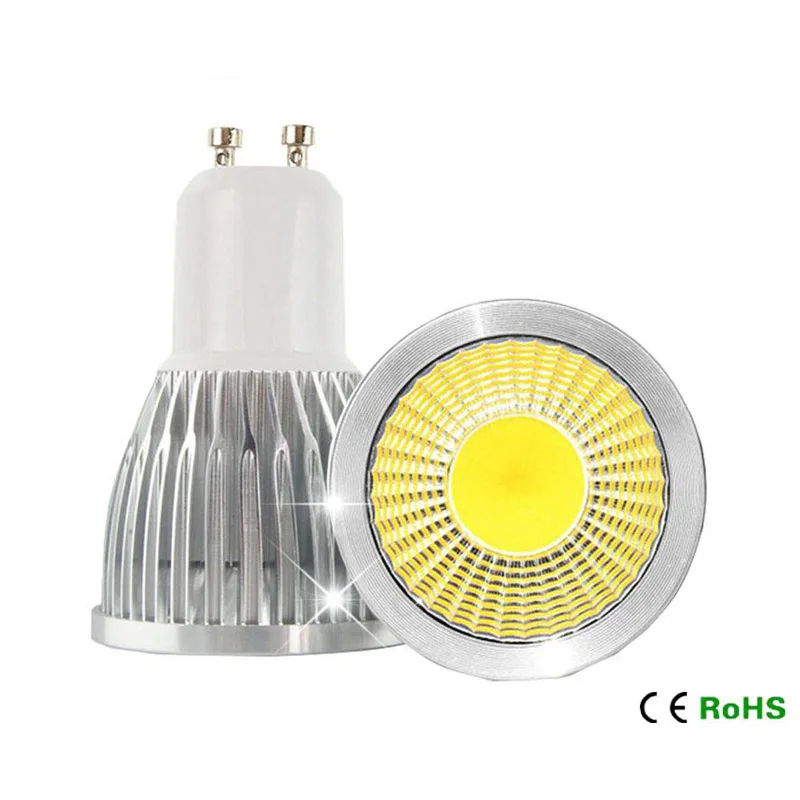 

10PCS Super Bright GU10 LED Bulb 9W 12W 15W 220V LED lamp light MR16 COB Dimmable 12V led Spotlight Warm/Cold White lighting