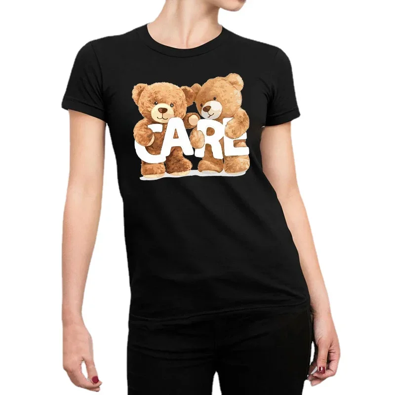 Summer Japanese Cute Bear Cartoon Print Loose Everything Short Sleeve T-shirt Female Student Top Ins Tide Graphic T Shirts
Summer Japanese Cute Bear Cartoon Print Loose Everything Short Sleeve T-shirt Female Student Top Ins Tide Graphic T Shirts