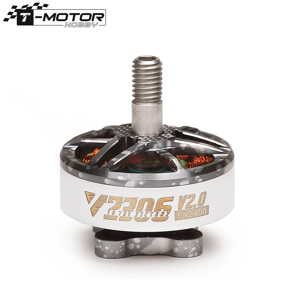 T-Motor FPV V2306 V2.0 Brushless Motor KV1950/5-6S KV2400/4S for FPV Freestyle Racing Drone
T-Motor FPV V2306 V2.0 Brushless Motor KV1950/5-6S KV2400/4S for FPV Freestyle Racing Drone