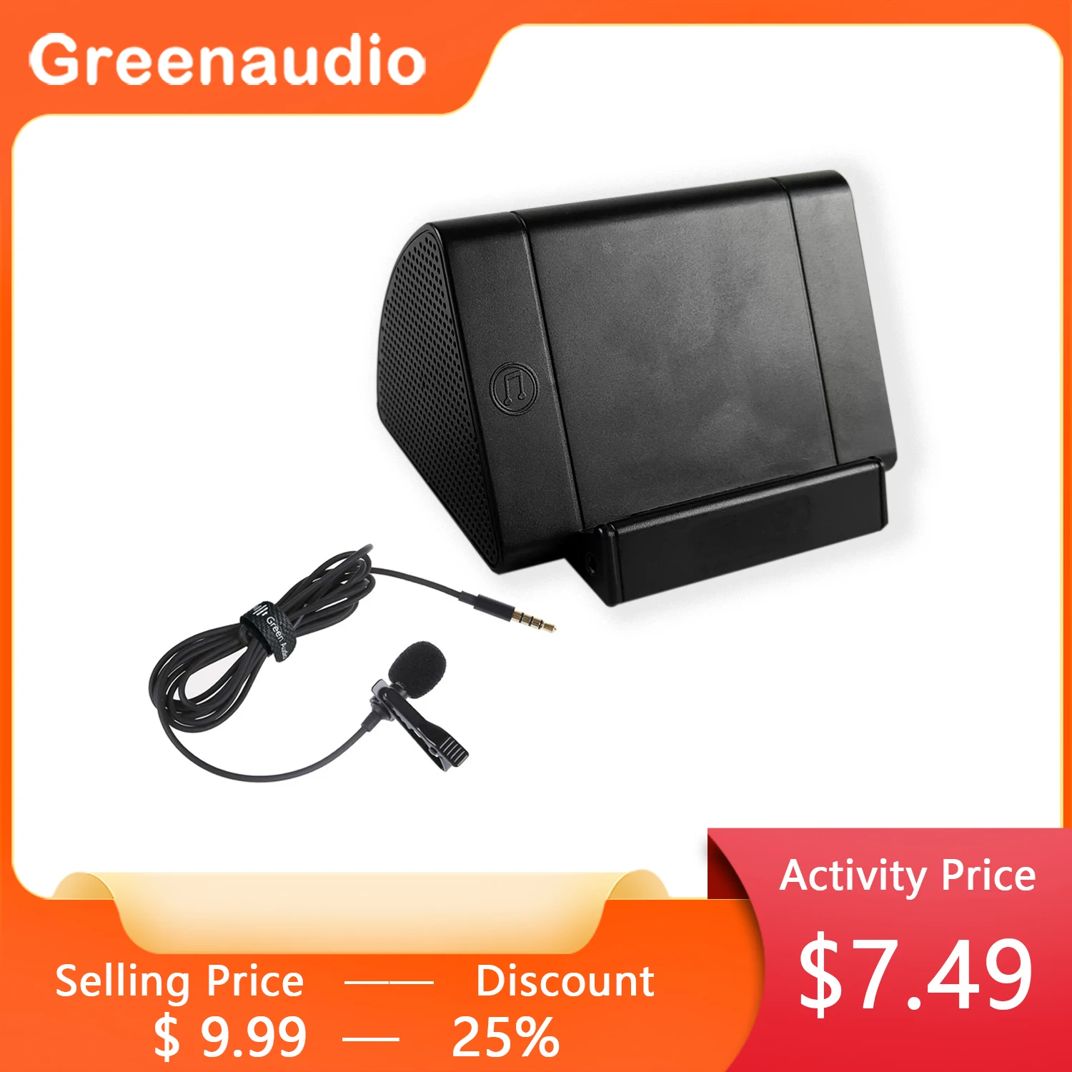 GAS-30S Outdoor Audio Speaker Mobile Phone Induction Audio Mobile Phone Stand Portable Induction Mini Small Speaker
GAS-30S Outdoor Audio Speaker Mobile Phone Induction Audio Mobile Phone Stand Portable Induction Mini Small Speaker