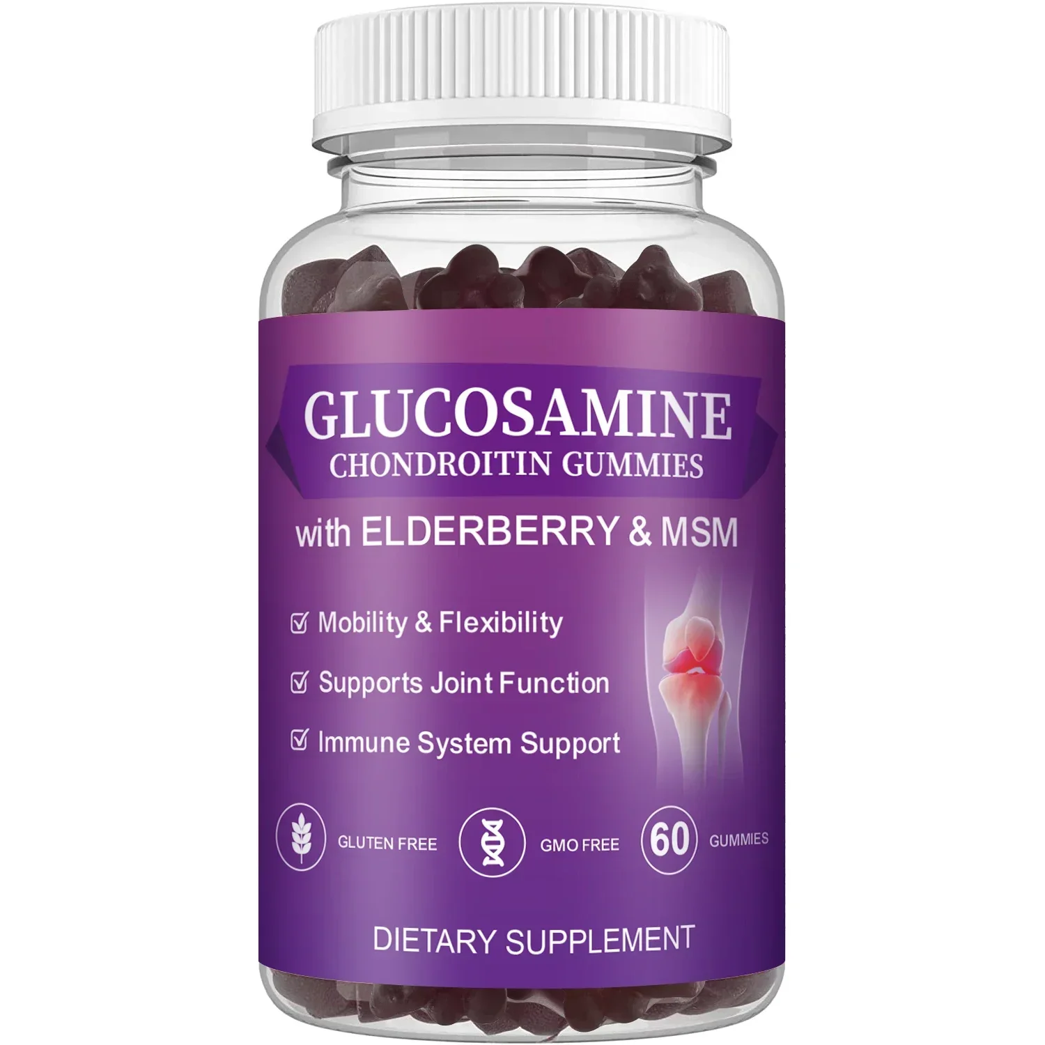 1 bottle Glucosamine chondroitin gummies Preventing osteoporosis System Support
1 bottle Glucosamine chondroitin gummies Preventing osteoporosis System Support