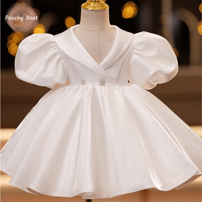 Fashion Baby Girl Princess Tutu Dress Infant Toddler Child Puff Sleeve Bow Vestido Birthday Party Elegant Baby Clothes 1-12Y
Fashion Baby Girl Princess Tutu Dress Infant Toddler Child Puff Sleeve Bow Vestido Birthday Party Elegant Baby Clothes 1-12Y