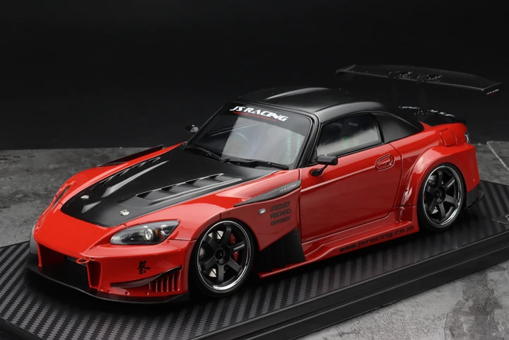 

IG 1:18 S2000 JS RACING JDM Limited Edition Resin Metal Static Car Model Toy Gift