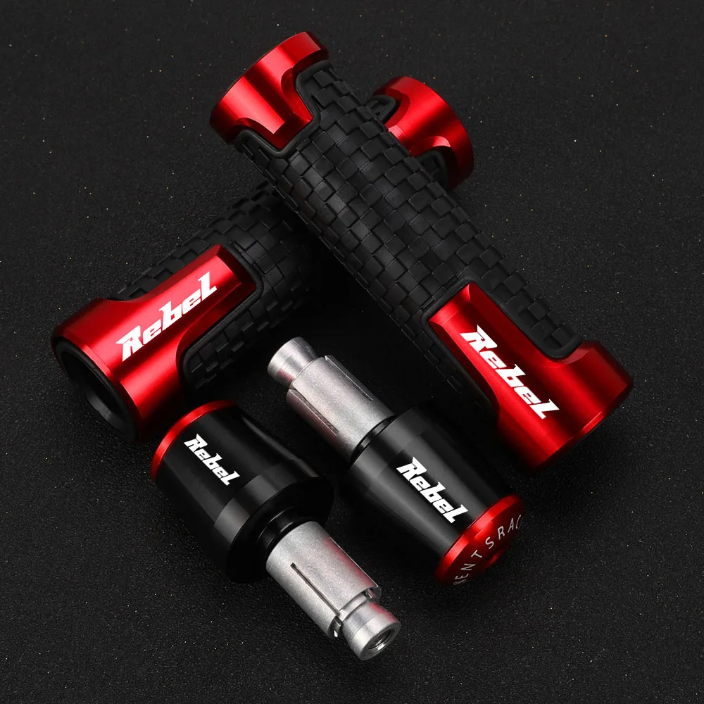 

7/8"22MM For HONDA REBEL CMX250C CMX500 CMX300 CMX 250 300 500 1987-2024 2023 2022 2021 Handlebar Grips Handle Bar Cap End Plug