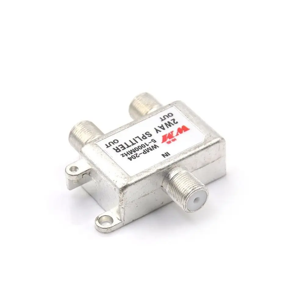 

5-1000 MHz Video Equipment Splitter Coaxial Cable 2 Way Signal Split TV Receivers TV Antenna Satellite