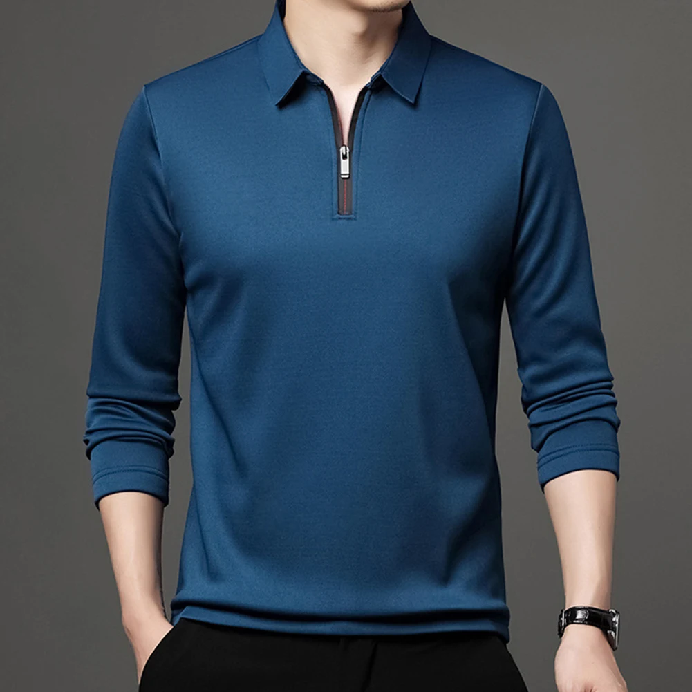 New Men's Casual Sports Long Sleeve T-Shirts 1/4 Zip Lapel Collar Slim Fit Tops Outdoor Autumn Man Clothes Pullovers
New Men's Casual Sports Long Sleeve T-Shirts 1/4 Zip Lapel Collar Slim Fit Tops Outdoor Autumn Man Clothes Pullovers