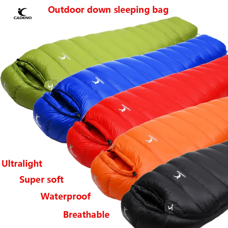 CADENO 2020 NEW Winter Autumn Ultra Light Mummies Ultra Light Down Sleeping Bag Outdoor Travel Camping Nylon White Duck Down
CADENO 2020 NEW Winter Autumn Ultra Light Mummies Ultra Light Down Sleeping Bag Outdoor Travel Camping Nylon White Duck Down