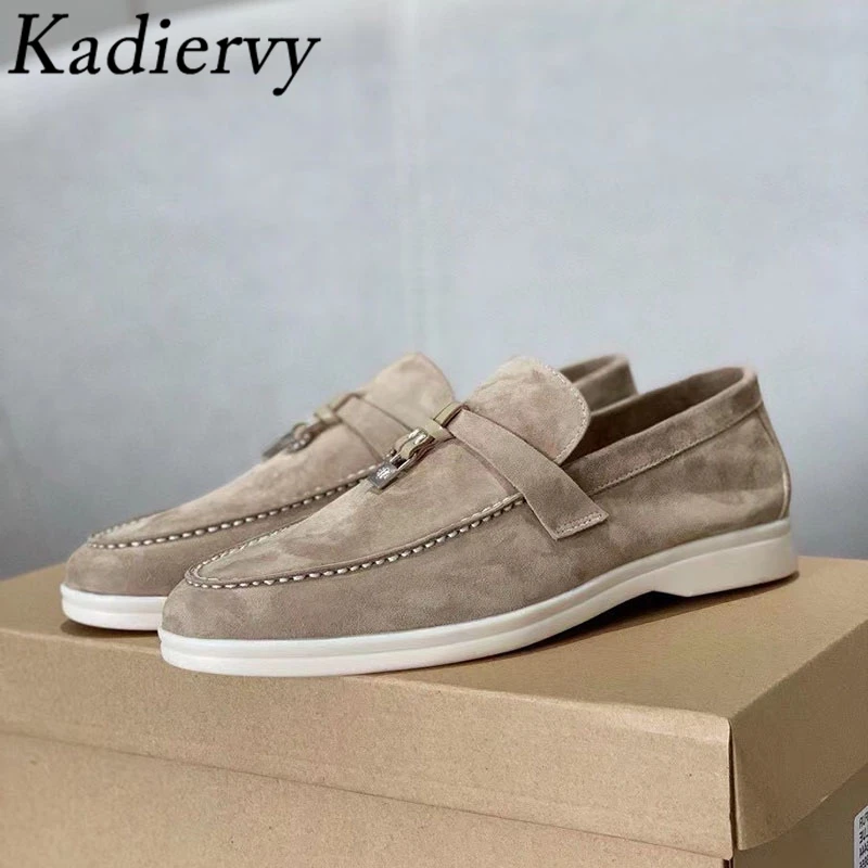 Classic Flat Casual Shoes Women Metal Lock Decor Kid Suede Comfy Loafers Shoes Lady Walking Driveing Shoes Women 35-42
Classic Flat Casual Shoes Women Metal Lock Decor Kid Suede Comfy Loafers Shoes Lady Walking Driveing Shoes Women 35-42