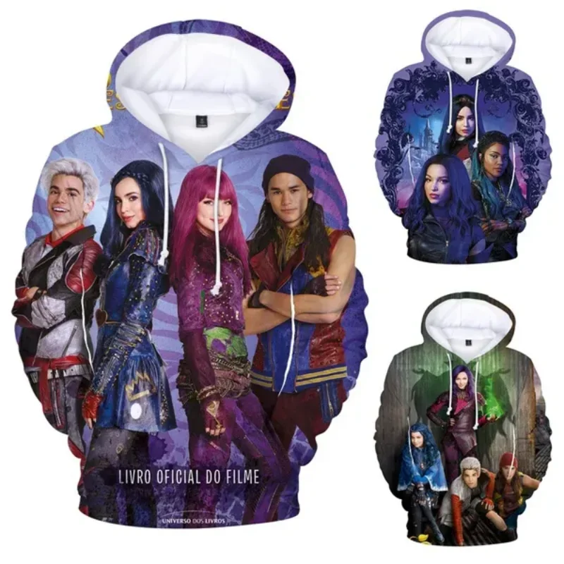 Descendants 3D Print Hoodies Disney Girl Boy Clothing Cartoon Anime Hooded Sweatshirt Harajuku Street Women Men Oversized Tops
Descendants 3D Print Hoodies Disney Girl Boy Clothing Cartoon Anime Hooded Sweatshirt Harajuku Street Women Men Oversized Tops