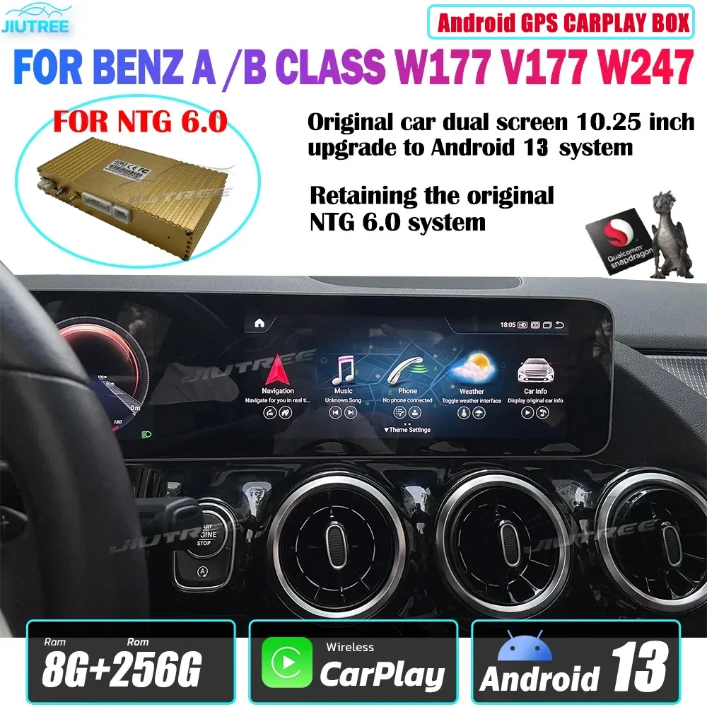 NTG 6.0 Android Box for Mercedes Benz A B Class W177 V177 W247 Original Car Dual 10.25 Inch Screen Upgrade Android 13 System
NTG 6.0 Android Box for Mercedes Benz A B Class W177 V177 W247 Original Car Dual 10.25 Inch Screen Upgrade Android 13 System