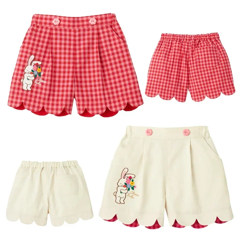 Kids Pants 2023 Summer New Girls Cartoon Bunny Flower Embroidered Plaid Shorts Lace Pants Cute
Kids Pants 2023 Summer New Girls Cartoon Bunny Flower Embroidered Plaid Shorts Lace Pants Cute