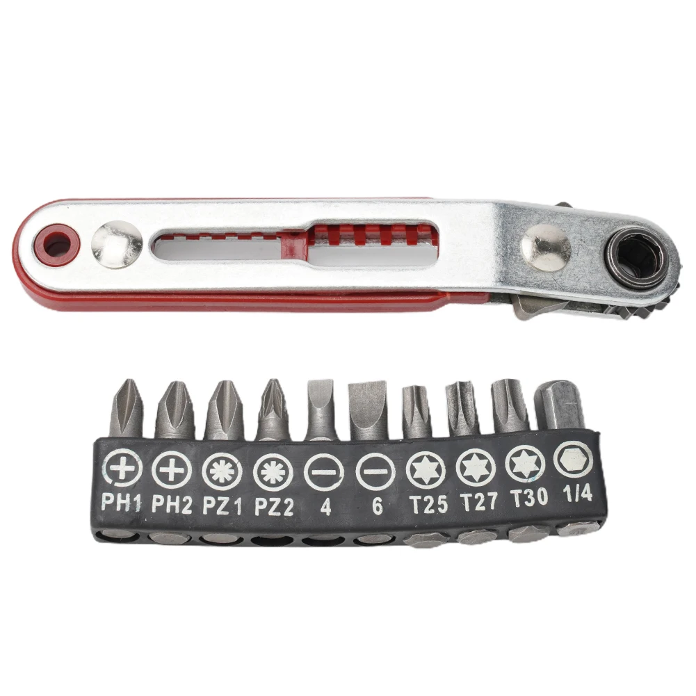 Mini Ratchet Wrench Two-way Forward And Reverse Ratchet Screwdriver Elbow Head Cross Slotted Screwdriver Drill Bits Tool
Mini Ratchet Wrench Two-way Forward And Reverse Ratchet Screwdriver Elbow Head Cross Slotted Screwdriver Drill Bits Tool