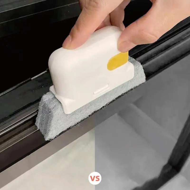 

Window Groove Cleaning Brush Windows Slot Cleaner Brush Creative Window Slides Cleaner Brush Home Window Gaps Cleaning Sponge