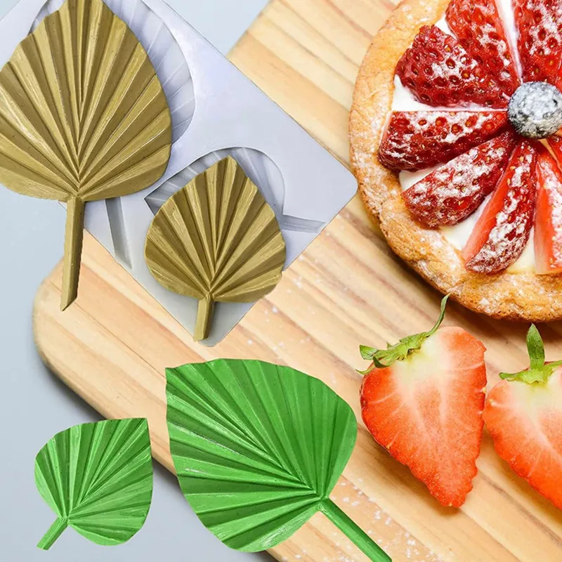 Palm Leaf Fan Silicone Mold Cake Decorating Candle Soap Resin/Clay Plaster Embossed Fondant Decorative Baking Pan Kitchen Gadget
Palm Leaf Fan Silicone Mold Cake Decorating Candle Soap Resin/Clay Plaster Embossed Fondant Decorative Baking Pan Kitchen Gadget