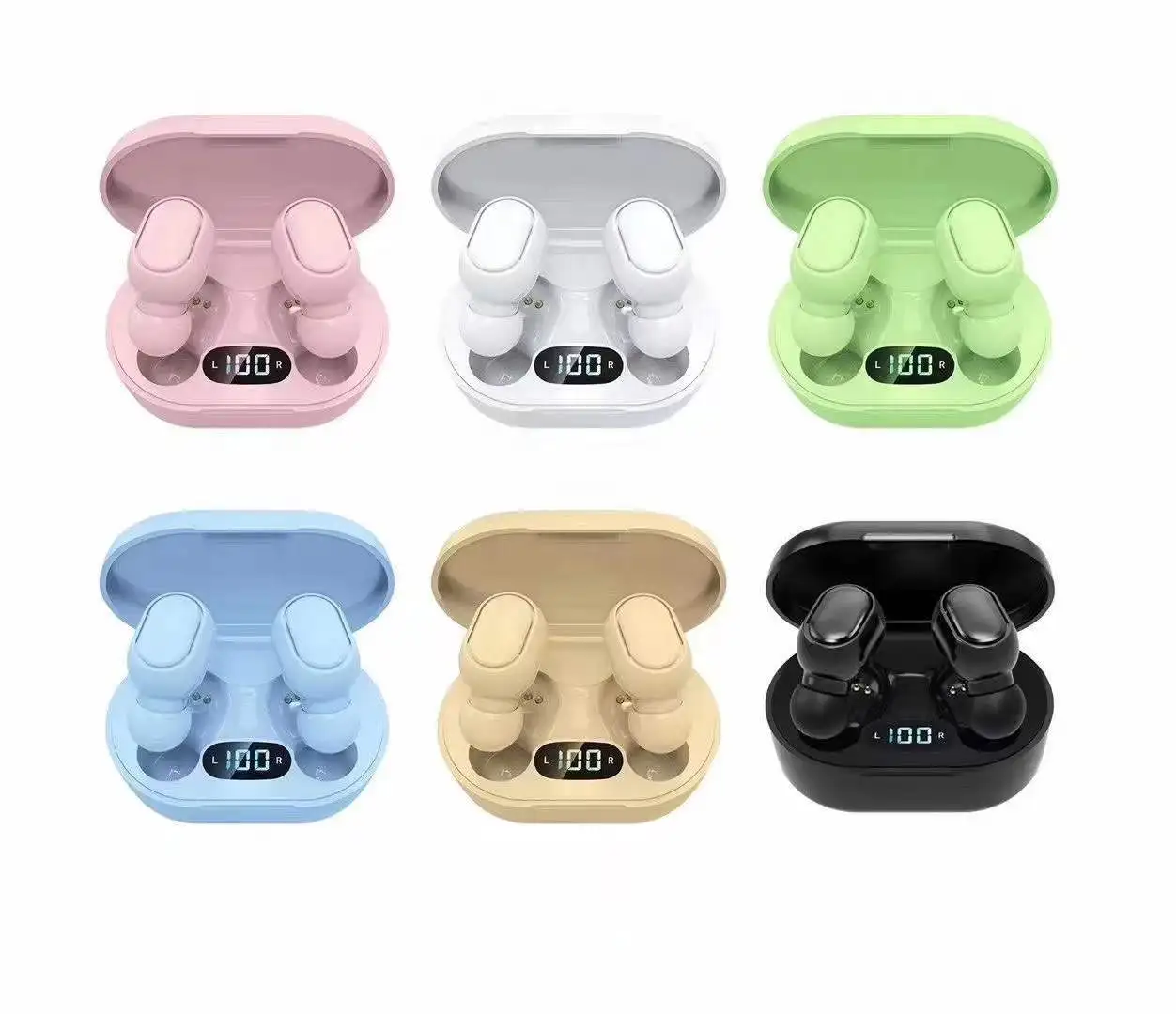 50PCS/Lot E7S TWS Bluetooth Headphone Wireless Earphone LED Display Sport Waterproof Headset Earbuds Wholesale E7S PK Y50 F9-5C
50PCS/Lot E7S TWS Bluetooth Headphone Wireless Earphone LED Display Sport Waterproof Headset Earbuds Wholesale E7S PK Y50 F9-5C