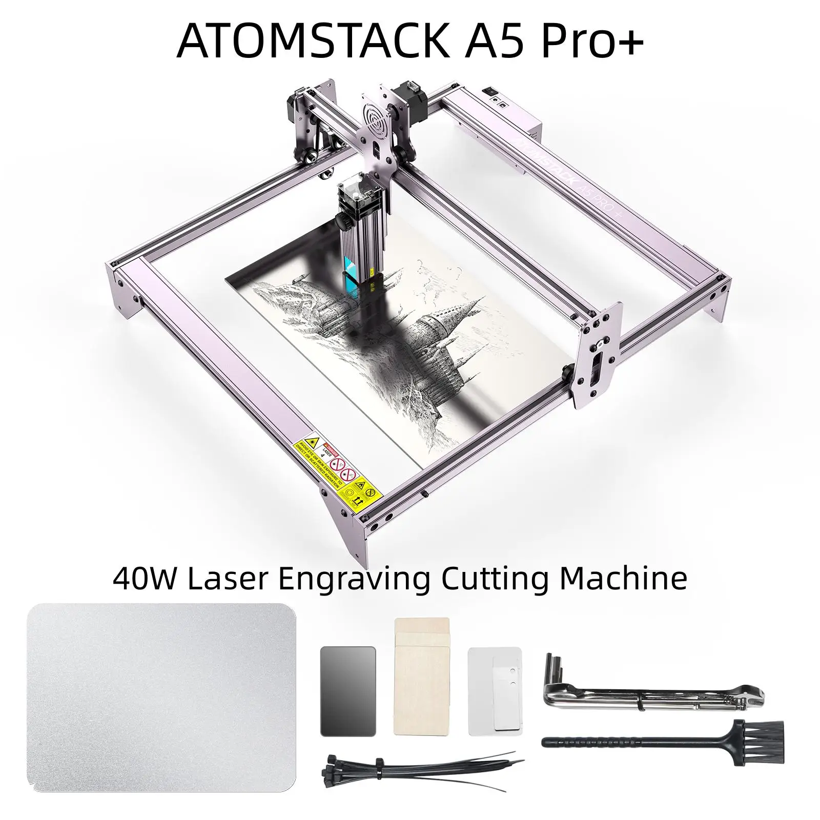 Лазерный гравер ATOMSTACK A5 Pro +, 40 Вт, настольный лазерный гравировальный станок с ЧПУ «сделай сам» с зоной гравировки, лазерный эффект «сделай сам», отметка логотипа
Лазерный гравер ATOMSTACK A5 Pro +, 40 Вт, настольный лазерный гравировальный станок с ЧПУ «сделай сам» с зоной гравировки, лазерный эффект «сделай сам», отметка логотипа