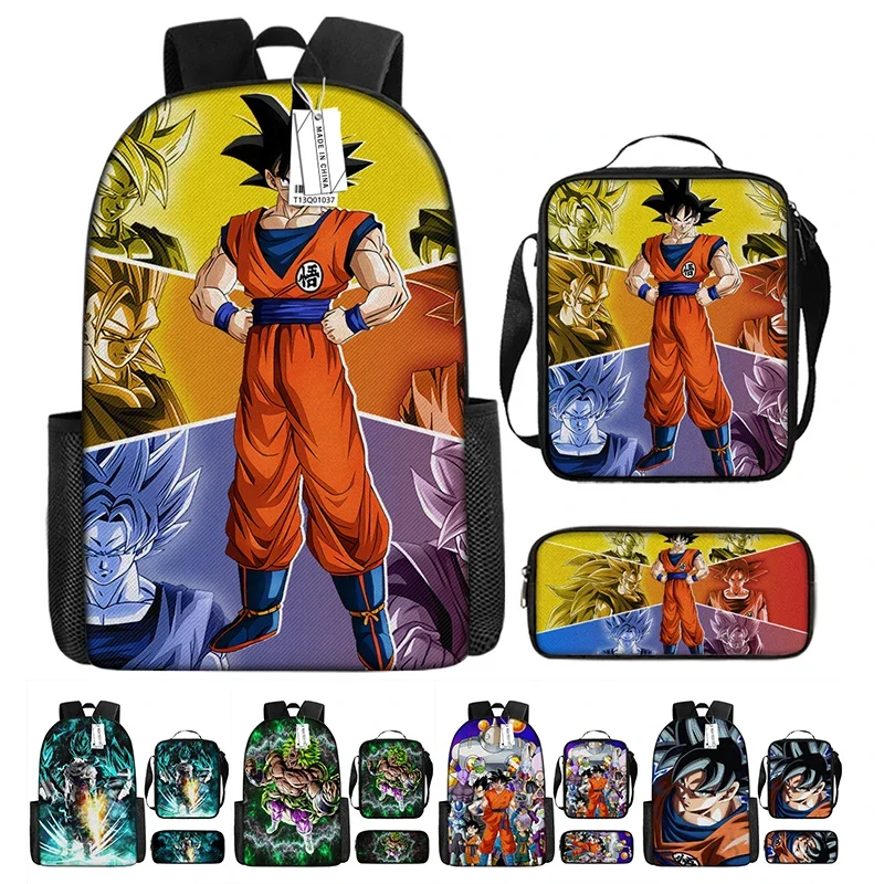 

Dragon Ball 16 Inch Printed Daily Bookbags School Bag Rucksack Kids Backpack Cool Patternkids Children Gift Back To School