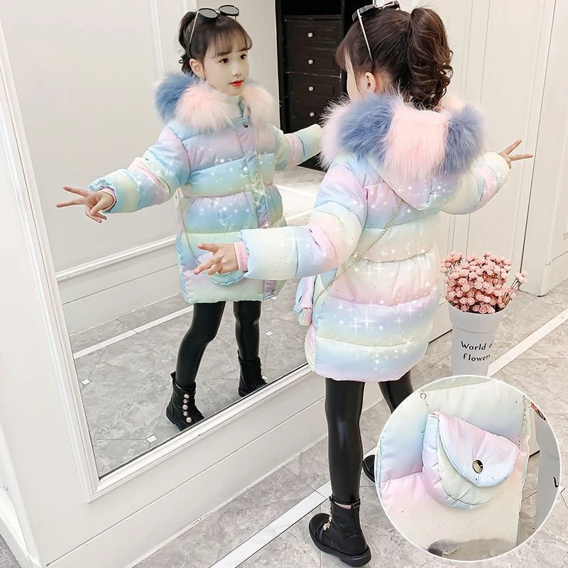 -30 Degrees Winter Thick Warm Jacket Girls Clothing Kids Lovely Parka Hooded Teenage Outerwear Snow Coats 4 6 12 To 14 Years Old
-30 Degrees Winter Thick Warm Jacket Girls Clothing Kids Lovely Parka Hooded Teenage Outerwear Snow Coats 4 6 12 To 14 Years Old