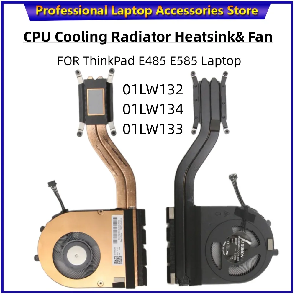 NEW For Lenovo ThinkPad E485 E585 Laptop Integrated radiator fan CPU Cooling Radiator Heatsink& Fan FRU 01LW132 01LW134 01LW133
NEW For Lenovo ThinkPad E485 E585 Laptop Integrated radiator fan CPU Cooling Radiator Heatsink& Fan FRU 01LW132 01LW134 01LW133