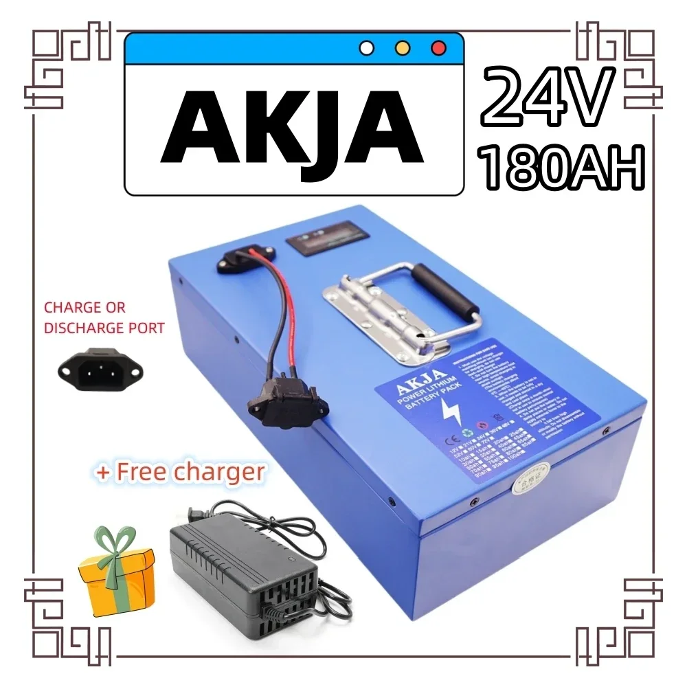 Air fast transportation New Full Capacity Power 18650 Lithium Battery 24V 10AH-180AH Lithium Battery Pack Suitable for 250-2000W
Air fast transportation New Full Capacity Power 18650 Lithium Battery 24V 10AH-180AH Lithium Battery Pack Suitable for 250-2000W