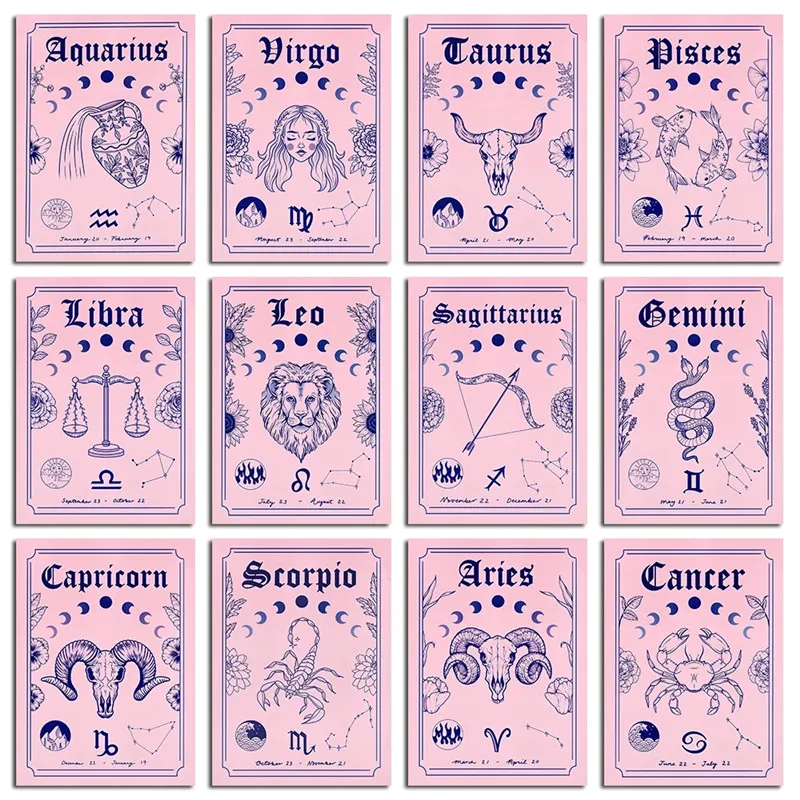 Constellation Nursery Wall Art Canvas Poster Print Astrology Boho Cancer Zodiac Astrology Painting Water Star Decoration Picture
Constellation Nursery Wall Art Canvas Poster Print Astrology Boho Cancer Zodiac Astrology Painting Water Star Decoration Picture