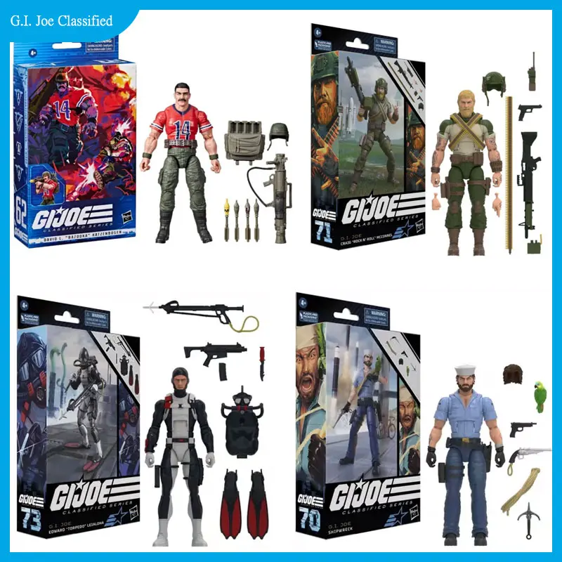 Originate G.I. Joe Series Bazooka Sailor Torpedo Swing Dance 6-Inch Action Figure Collectible Model Children'S Toy Gift
Originate G.I. Joe Series Bazooka Sailor Torpedo Swing Dance 6-Inch Action Figure Collectible Model Children'S Toy Gift