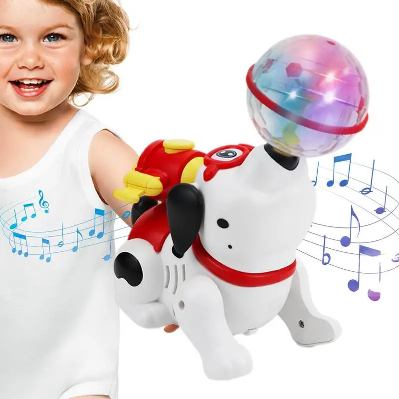 

Собака-робот, танцующая, электрическая, меняющая цвет, опрыскиватель, музыка, Волшебная собака, игрушка для детей, подарки на день рождения