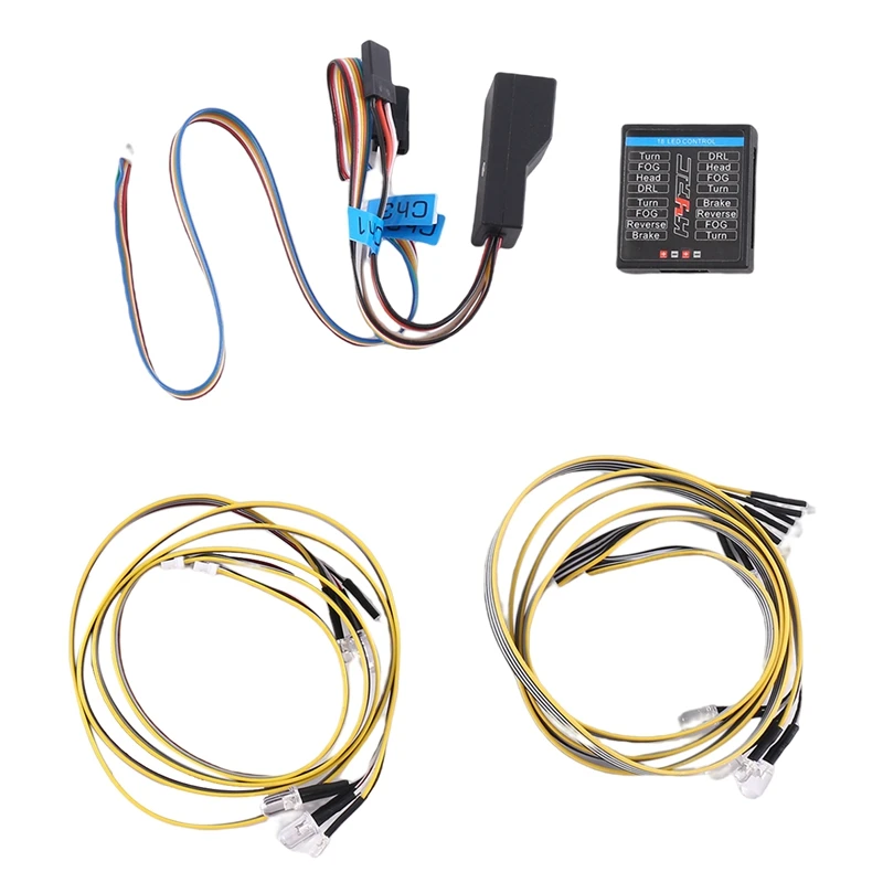 Модель 1/8 года, 1/10, Радиоуправляемый автомобиль, 14 фонарей, передняя и задняя фары, задние фонари заднего хода для Tamiya HSP HPI AXIAL RC4WD Traxxas 
Модель 1/8 года, 1/10, Радиоуправляемый автомобиль, 14 фонарей, передняя и задняя фары, задние фонари заднего хода для Tamiya HSP HPI AXIAL RC4WD Traxxas