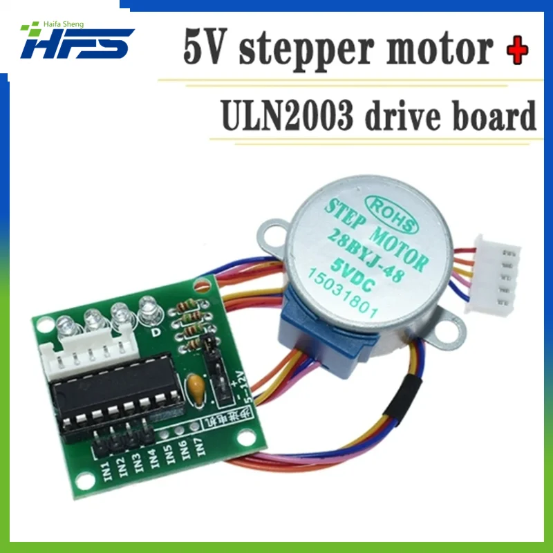 

1set Smart Electronics 28BYJ-48 5V 4 Phase DC Gear Stepper Motor + ULN2003 Driver Board for arduino DIY Kit