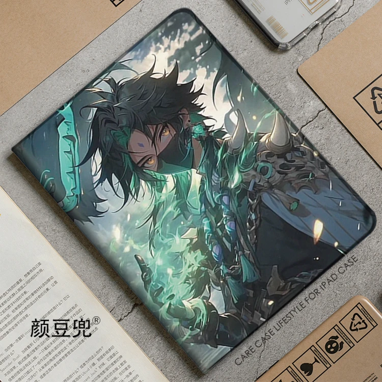 Xiao Anime Genshin Impact For Samsung Galaxy Tab S9 Lite 8.7 2021Case SM-T220/T225 Tri-fold stand Cover Galaxy Tab S6 Lite S8 S7
Xiao Anime Genshin Impact For Samsung Galaxy Tab S9 Lite 8.7 2021Case SM-T220/T225 Tri-fold stand Cover Galaxy Tab S6 Lite S8 S7