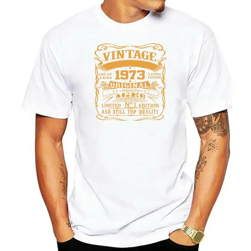 Summer Mens T Shirt GeT Vintage AugusT 1973 GifT 45th Birthday Perfectly Aged TShirt for mans
Summer Mens T Shirt GeT Vintage AugusT 1973 GifT 45th Birthday Perfectly Aged TShirt for mans