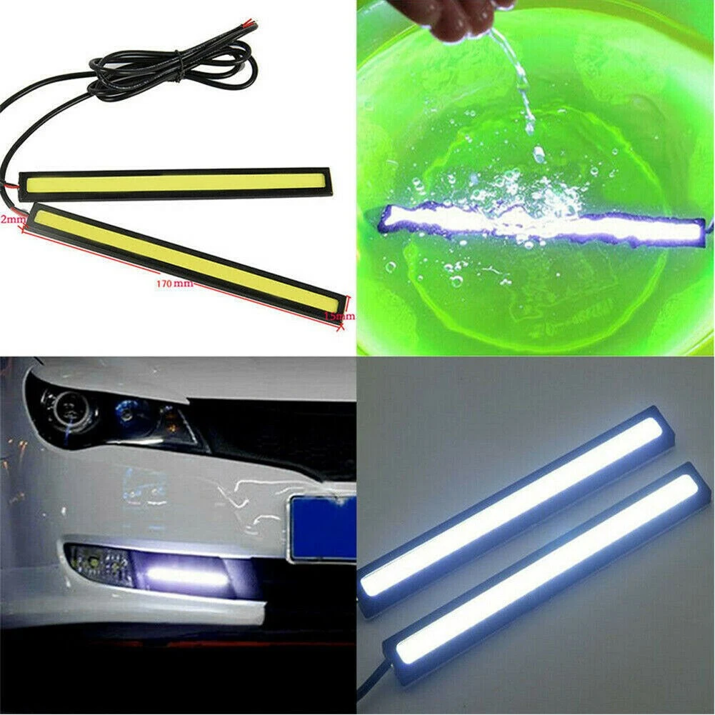6 Pcs White Strip Lights Daytime Running Lights Completely Waterproof 12V Safety Voltage Double Insulation High Brightness Light
6 Pcs White Strip Lights Daytime Running Lights Completely Waterproof 12V Safety Voltage Double Insulation High Brightness Light