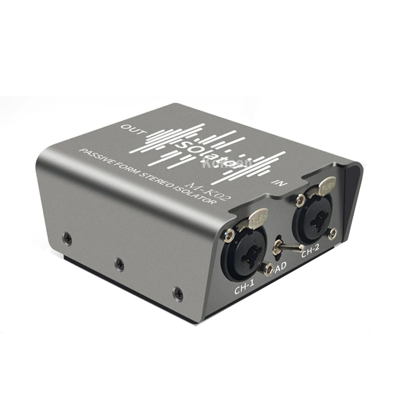 2 Channel Passive Stereo Isolator 2 in 2 out Hum Eliminator Box 6.35mm to XLR Audio Signal Noise Filter Balanced XLR Canceller
2 Channel Passive Stereo Isolator 2 in 2 out Hum Eliminator Box 6.35mm to XLR Audio Signal Noise Filter Balanced XLR Canceller