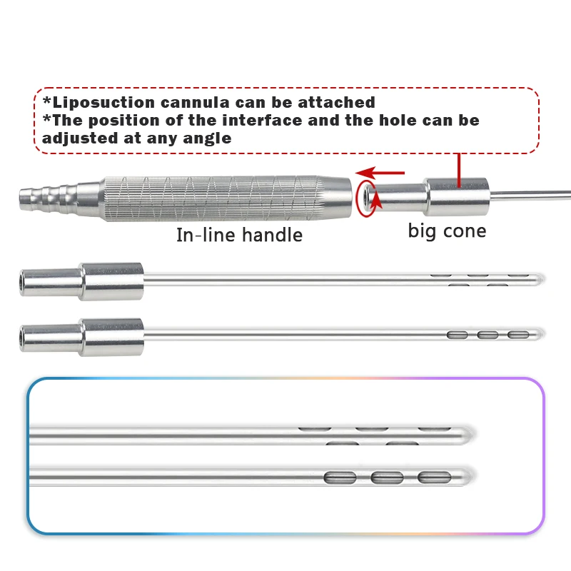 1pcs S-shaped Holes Cannula Autoclavable Liposuction Cannula Fat Transplantation Tools
1pcs S-shaped Holes Cannula Autoclavable Liposuction Cannula Fat Transplantation Tools