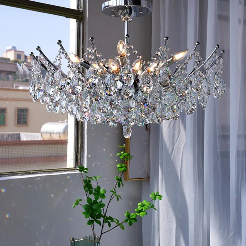 K9 Crystal Chandelier modern luxury Living Room Dining room Master bedroom decorative light
K9 Crystal Chandelier modern luxury Living Room Dining room Master bedroom decorative light
