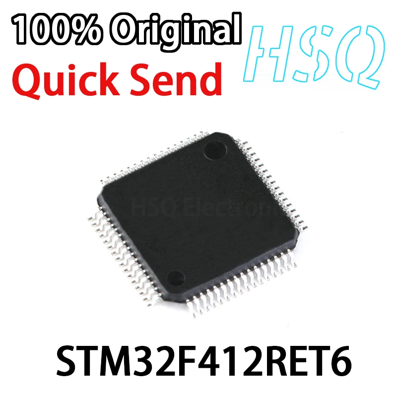Микроконтроллер STM32F412RET6 STM32F412, инкапсулированный, 55 бит, микроконтроллер MCU, микроконтроллер, чип, 5 шт.
Микроконтроллер STM32F412RET6 STM32F412, инкапсулированный, 55 бит, микроконтроллер MCU, микроконтроллер, чип, 5 шт.