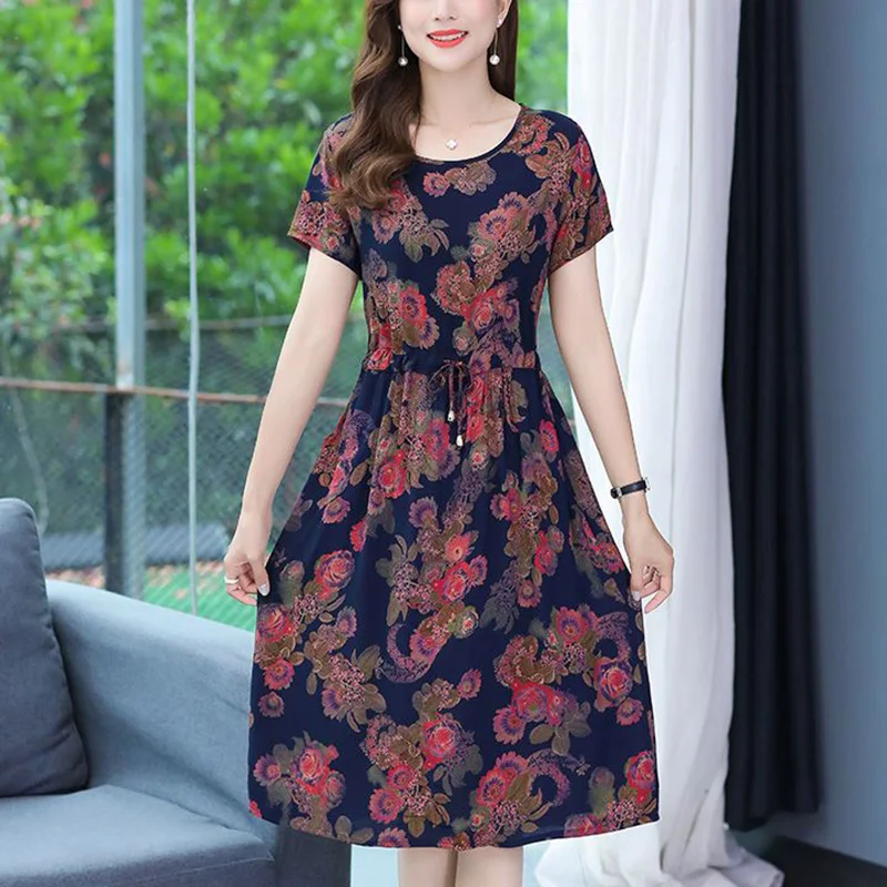 Женское винтажное платье с бантом, свободное Бандажное платье с круглым вырезом и принтом, офисное платье с коротким рукавом и цветочным принтом, лето 2023
Женское винтажное платье с бантом, свободное Бандажное платье с круглым вырезом и принтом, офисное платье с коротким рукавом и цветочным принтом, лето 2023