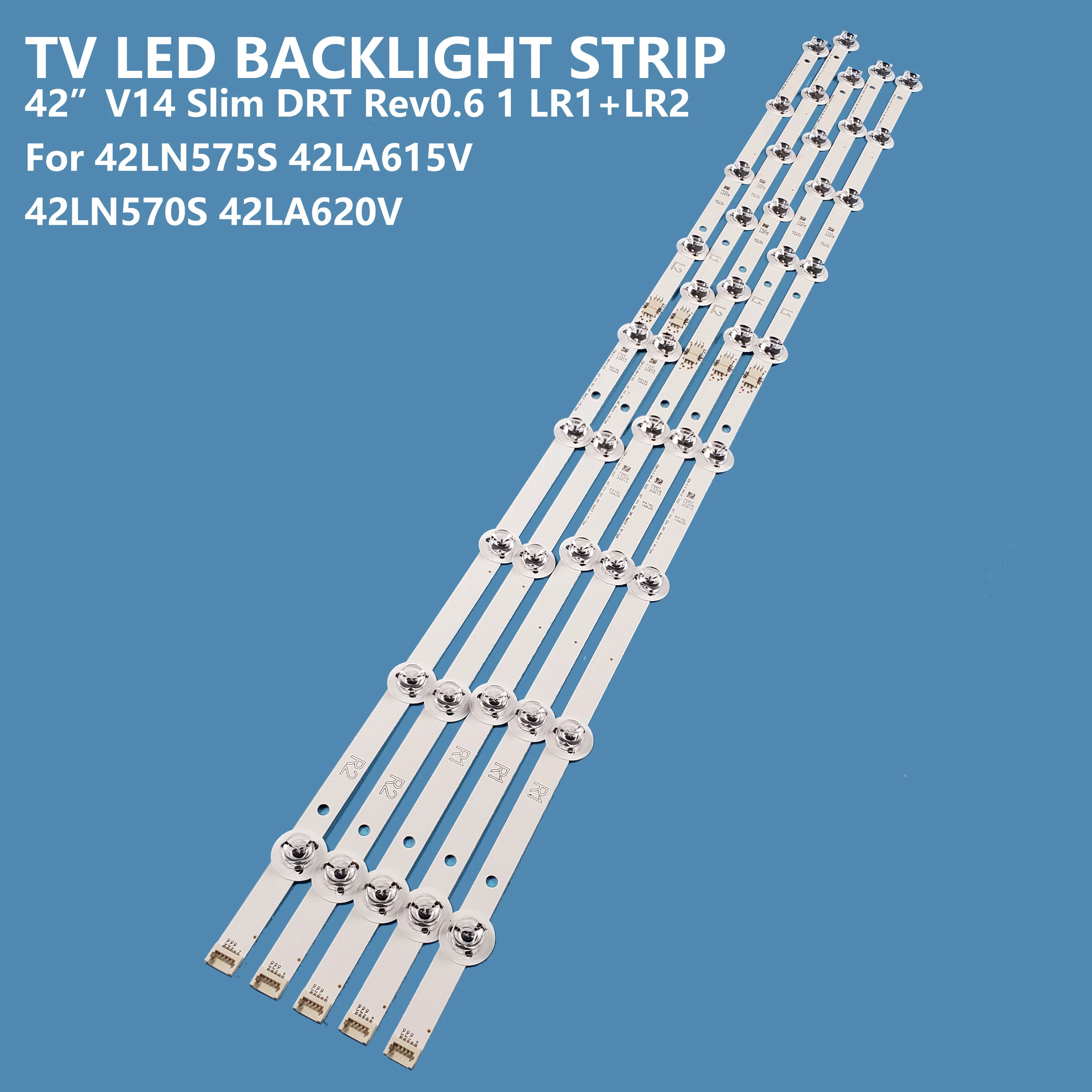 

TV 42 Inch For LG LCD TV 1683A 1684A V14 Slim DRT Rev0.6 1 L1-Type 6916L-1682A-L1 LED Backlight Strip Replacement