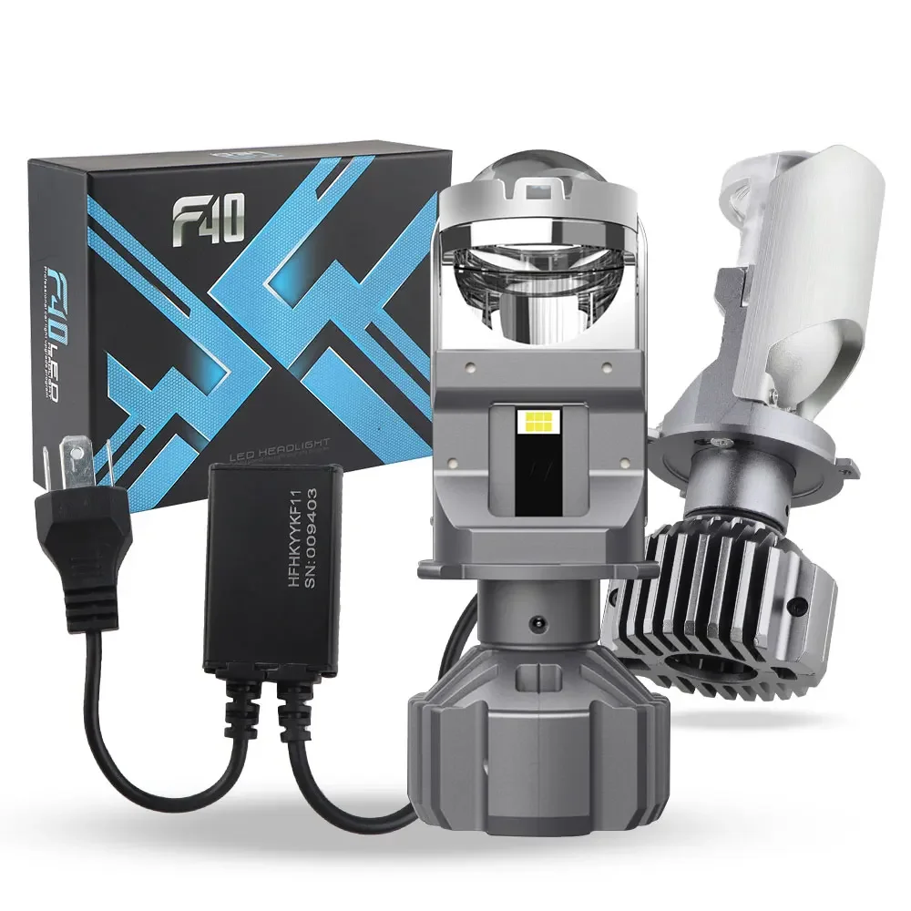 F40 H4 Led Lenses Spotlight LED H4 Mini Projector Lens 110W Headlight Bulb 6000K White Car Headlamp Hi/Low Beam Turbo Fan Auto
F40 H4 Led Lenses Spotlight LED H4 Mini Projector Lens 110W Headlight Bulb 6000K White Car Headlamp Hi/Low Beam Turbo Fan Auto