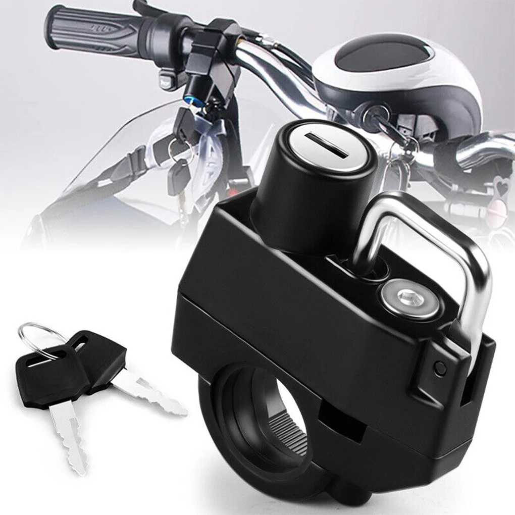 

Helmet Lock Anti-theft Locker Locking Device Fine Workmanship Shockproof Durable Space Saving Motorbike Accessories