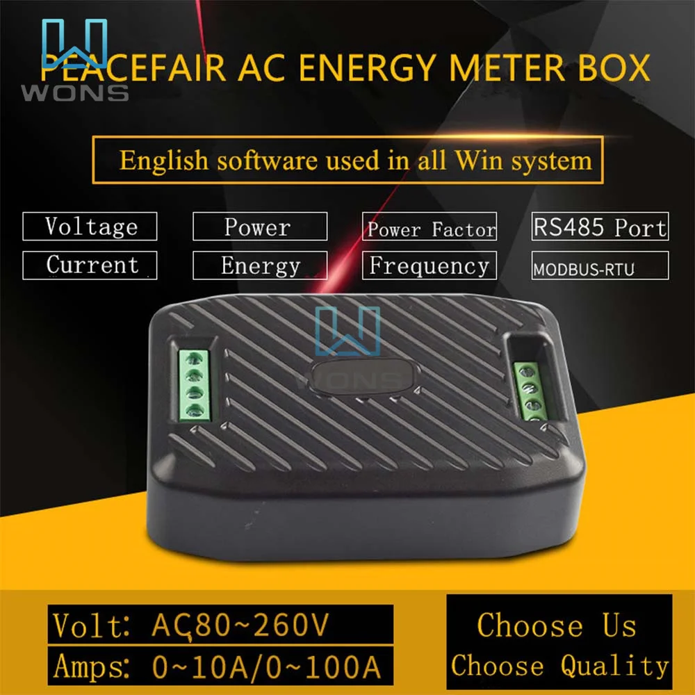 PZEM-017 DC 0-300V Voltmeter Ammeter 220V 110V 12V 24V 300V RS485 Modbus Voltage Current Power Energy Meter Electric Watt Meter
PZEM-017 DC 0-300V Voltmeter Ammeter 220V 110V 12V 24V 300V RS485 Modbus Voltage Current Power Energy Meter Electric Watt Meter