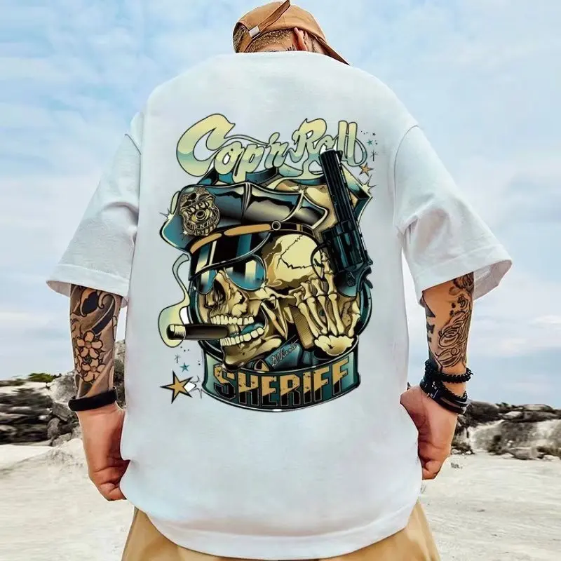 Casual Short Sleeve T-shirt Summer Men's Oversized Solid Color Luxury Clothing Harajuku Y2k Style Tops Gym Vintage Streetwear
Casual Short Sleeve T-shirt Summer Men's Oversized Solid Color Luxury Clothing Harajuku Y2k Style Tops Gym Vintage Streetwear