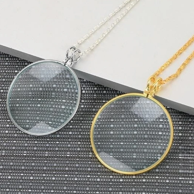 Decorative Monocle Necklace With 5x Magnifier Magnifying Glass Pendant Gold Plated Chain Necklace For Women Jewelry Reading
Decorative Monocle Necklace With 5x Magnifier Magnifying Glass Pendant Gold Plated Chain Necklace For Women Jewelry Reading