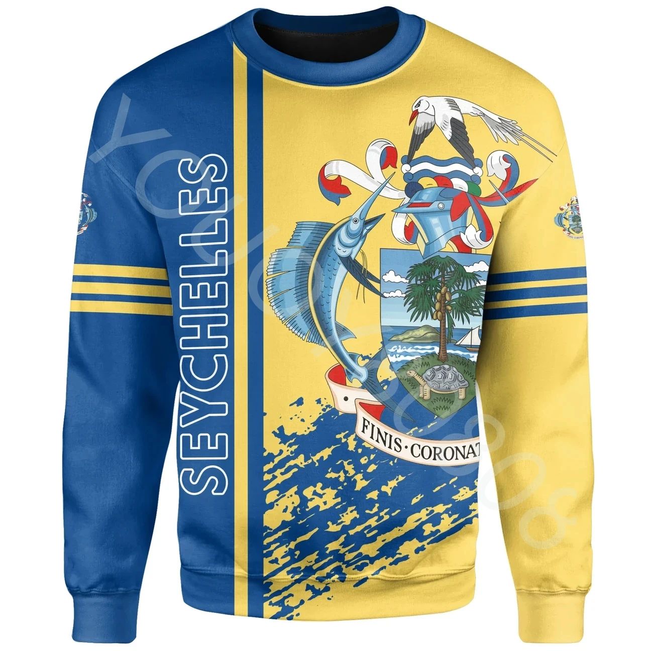Simple New Men's Sweater African Sweatshirt Seychelles Quarter Style Sweater 3D Printing Retro Harajuku Clothing
Simple New Men's Sweater African Sweatshirt Seychelles Quarter Style Sweater 3D Printing Retro Harajuku Clothing