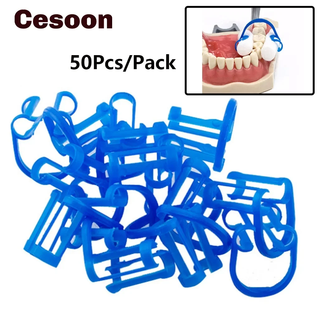 Cesoon 50Pcs/Bag Dental Orthodontic Cotton Roll Holder Disposable Blue Clip Organizer For Dentistry Clinic
Cesoon 50Pcs/Bag Dental Orthodontic Cotton Roll Holder Disposable Blue Clip Organizer For Dentistry Clinic