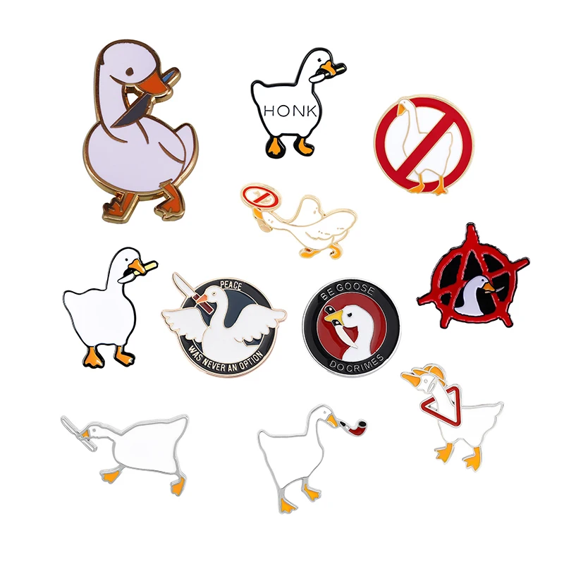 Funny Untitled Duck Brooch Cosplay jewelry Enamel Pin Lapel Pins Badge Hats Clothes Backpack Decoration Jewelry Accessories
Funny Untitled Duck Brooch Cosplay jewelry Enamel Pin Lapel Pins Badge Hats Clothes Backpack Decoration Jewelry Accessories