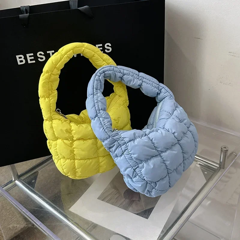 

2023 New Women's Totes Bags Cloud Bag Pleated Underarm Bag Girl Shoulder Crossbody Bags Women Small Tote Bag Quilted Cloud Bags