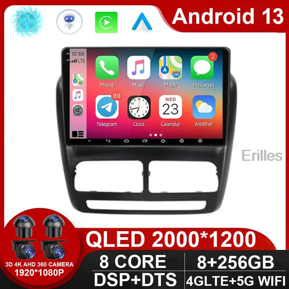 

Android 13 Car Radio For FIAT DOBLO / OPEL COMBO TOUR 2010-2015 GPS Navi 1280*720 QLED DSP Carplay Multimedia Player NO DVD