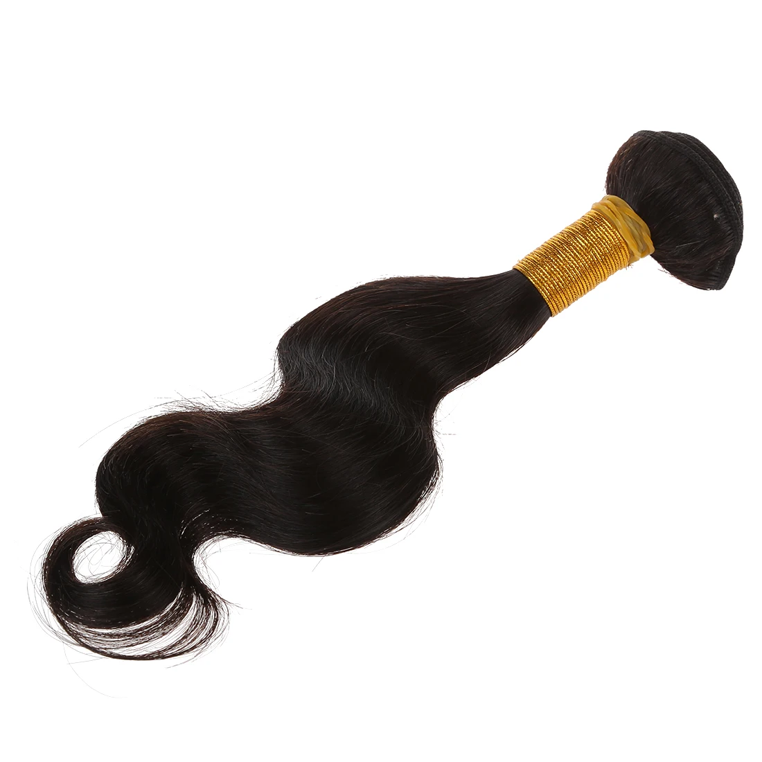 

Body Wave Hair cheap human unprocessed weft hair weaving black color weave weft wavy Hair Extensions 1 bundle 50g 20cm